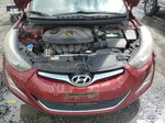 2014 Hyundai Elantra Se Red vin: 5NPDH4AE8EH478317