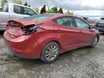 2014 Hyundai Elantra Se Red vin: 5NPDH4AE8EH478317