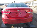 2014 Hyundai Elantra Se Red vin: 5NPDH4AE8EH488331