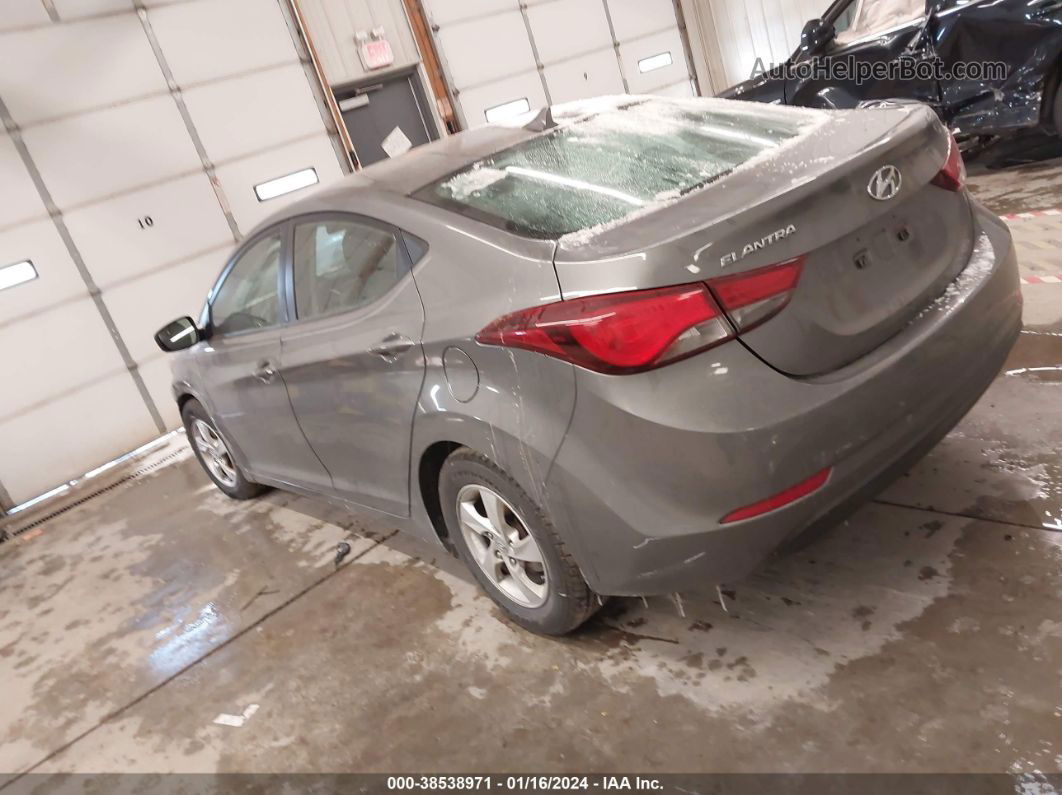 2014 Hyundai Elantra Se Серый vin: 5NPDH4AE8EH491181