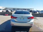 2014 Hyundai Elantra Se Silver vin: 5NPDH4AE8EH522591