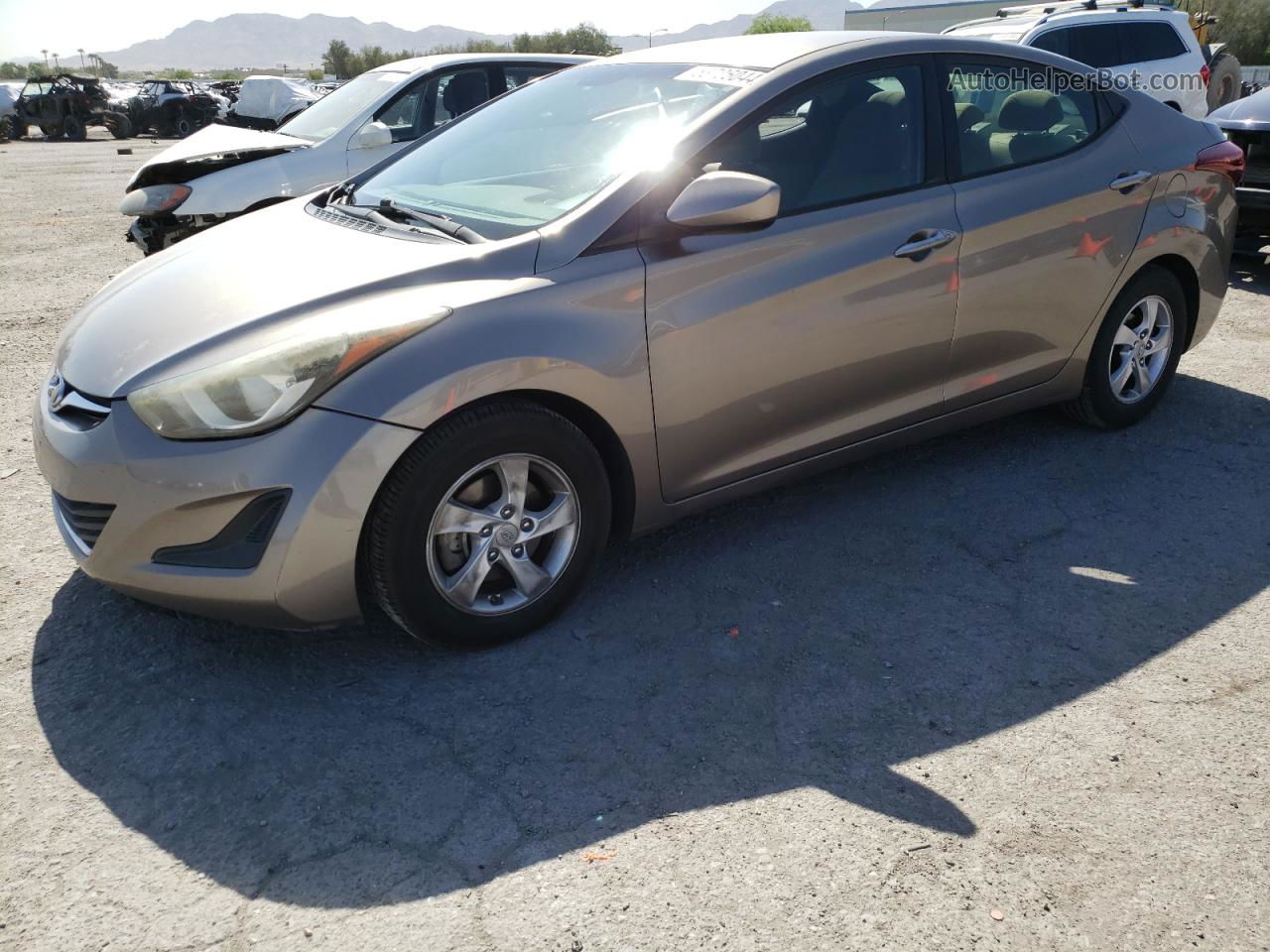 2014 Hyundai Elantra Se Tan vin: 5NPDH4AE8EH522770