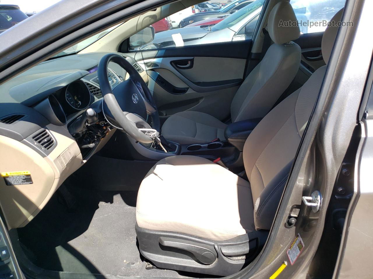 2014 Hyundai Elantra Se Tan vin: 5NPDH4AE8EH522770