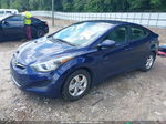 2014 Hyundai Elantra Se Blue vin: 5NPDH4AE8EH530772