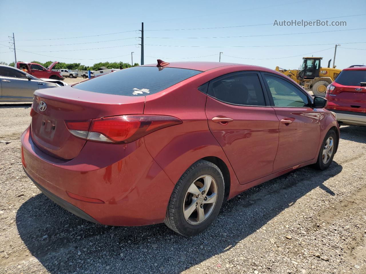 2014 Hyundai Elantra Se Black vin: 5NPDH4AE8EH536054