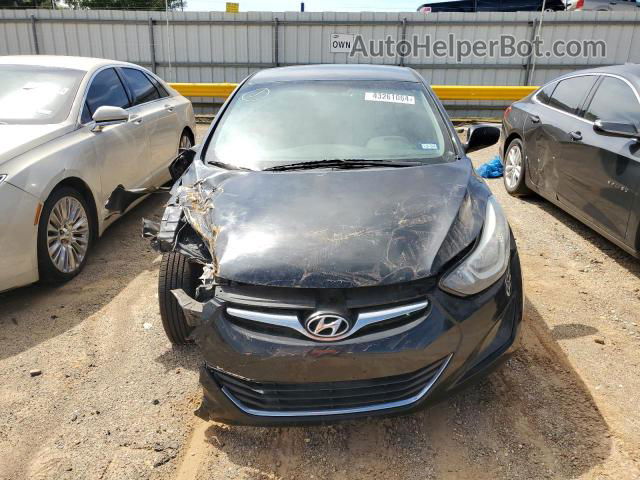 2015 Hyundai Elantra Se Black vin: 5NPDH4AE8FH551350