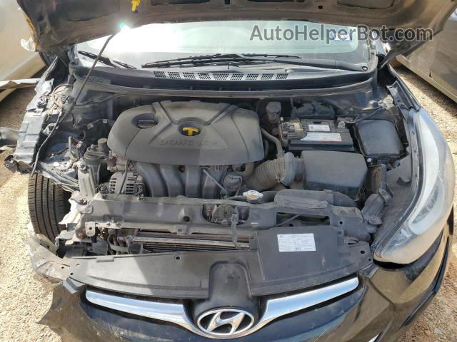 2015 Hyundai Elantra Se Black vin: 5NPDH4AE8FH551350