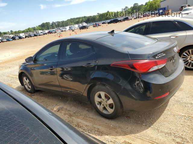 2015 Hyundai Elantra Se Black vin: 5NPDH4AE8FH551350