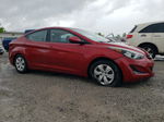 2016 Hyundai Elantra Se Red vin: 5NPDH4AE8GH671649