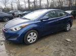 2016 Hyundai Elantra Se Синий vin: 5NPDH4AE8GH685731