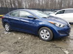 2016 Hyundai Elantra Se Синий vin: 5NPDH4AE8GH685731