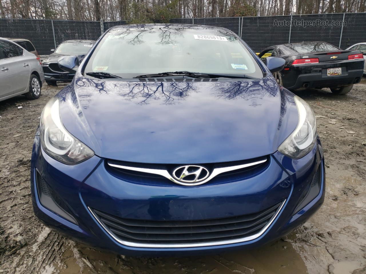 2016 Hyundai Elantra Se Blue vin: 5NPDH4AE8GH685731