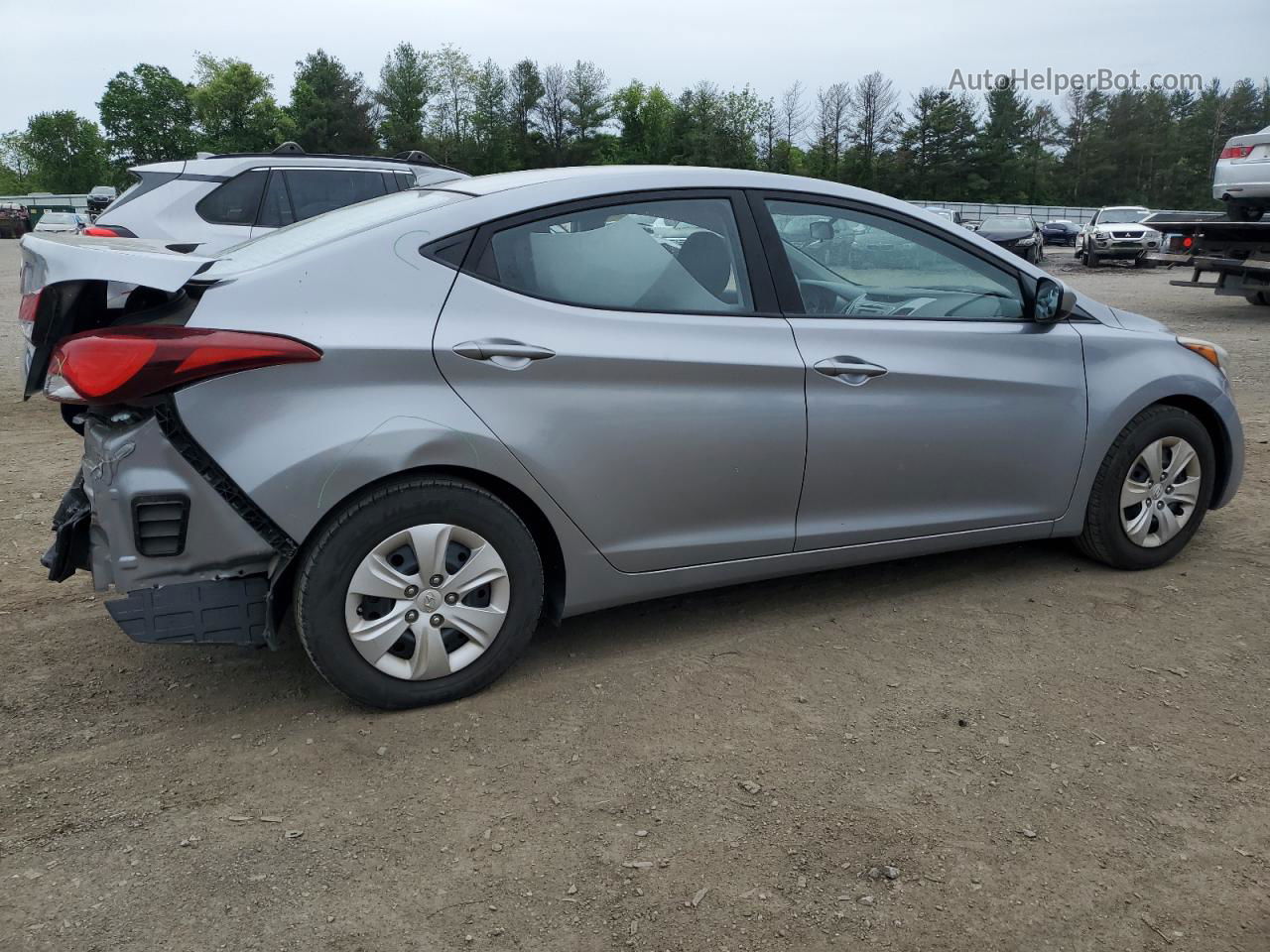 2016 Hyundai Elantra Se Синий vin: 5NPDH4AE8GH689584