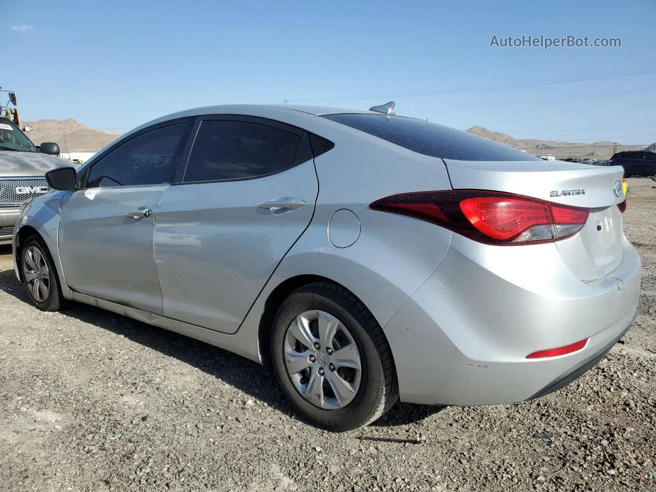 2016 Hyundai Elantra Se Gray vin: 5NPDH4AE8GH698656