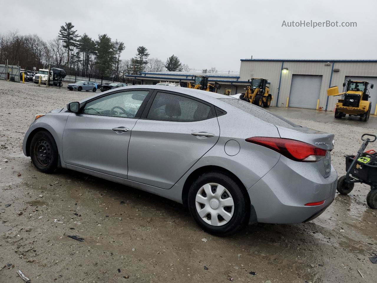 2016 Hyundai Elantra Se Gray vin: 5NPDH4AE8GH719571