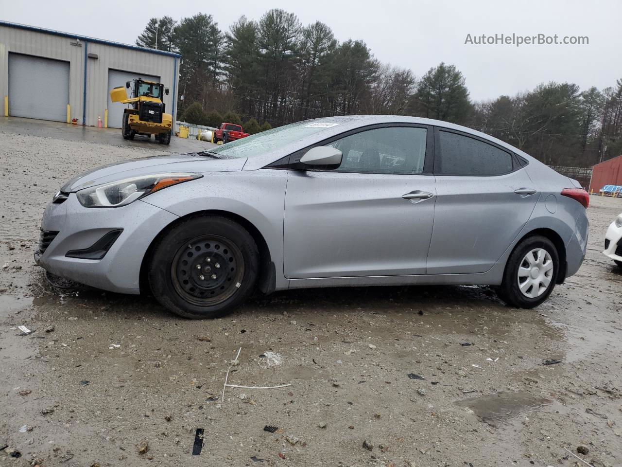 2016 Hyundai Elantra Se Gray vin: 5NPDH4AE8GH719571