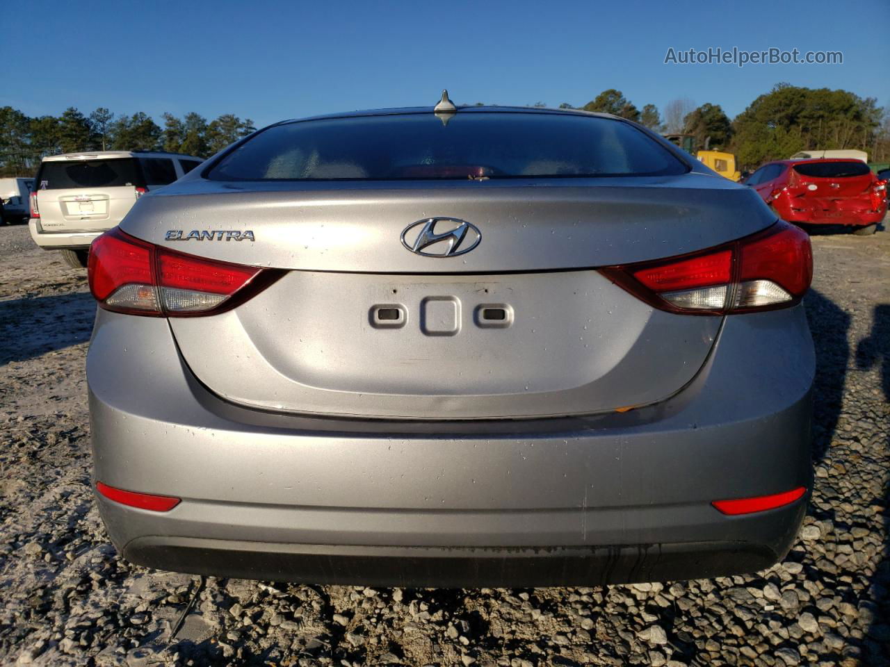 2016 Hyundai Elantra Se Silver vin: 5NPDH4AE8GH734670