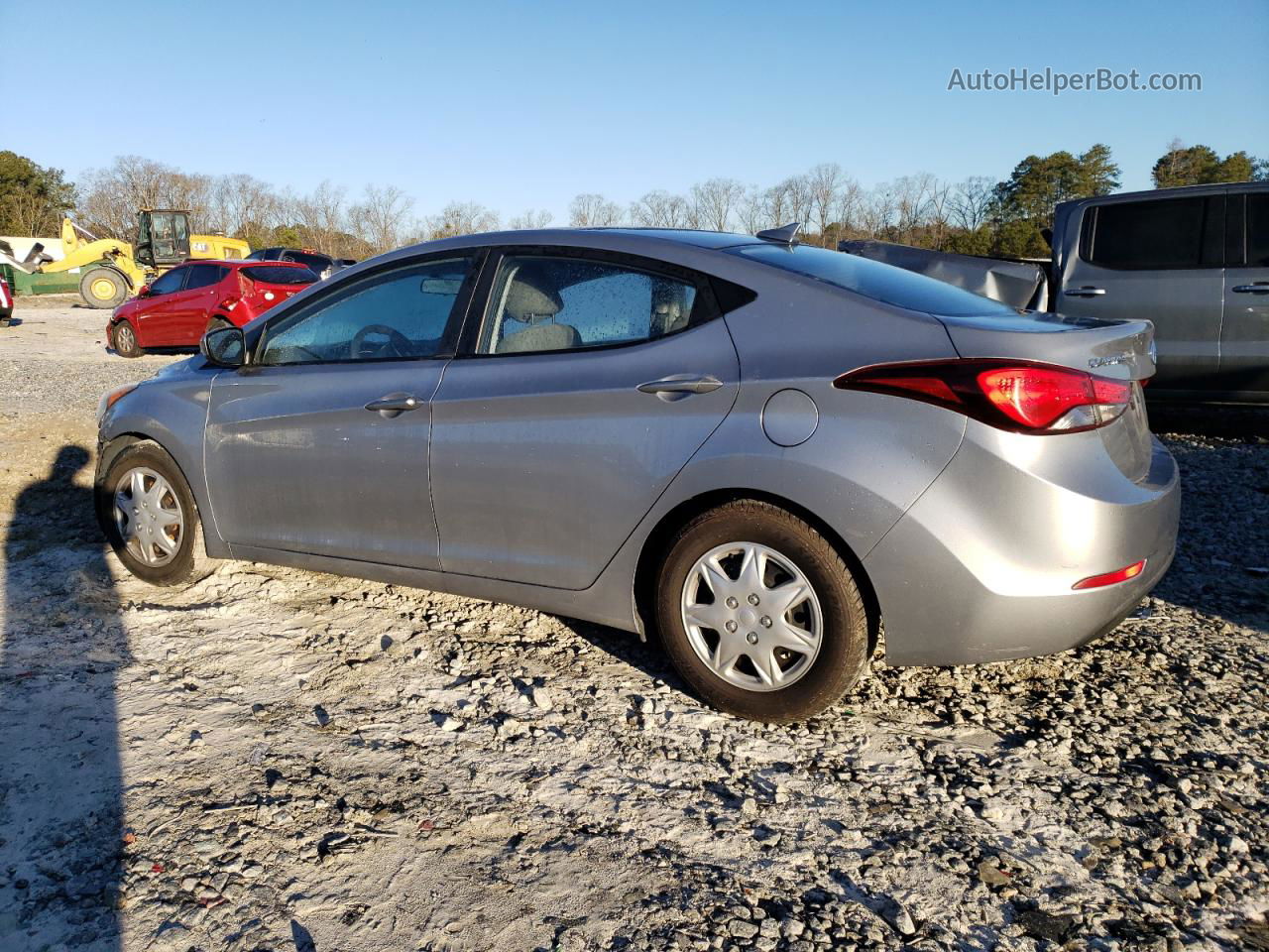 2016 Hyundai Elantra Se Silver vin: 5NPDH4AE8GH734670