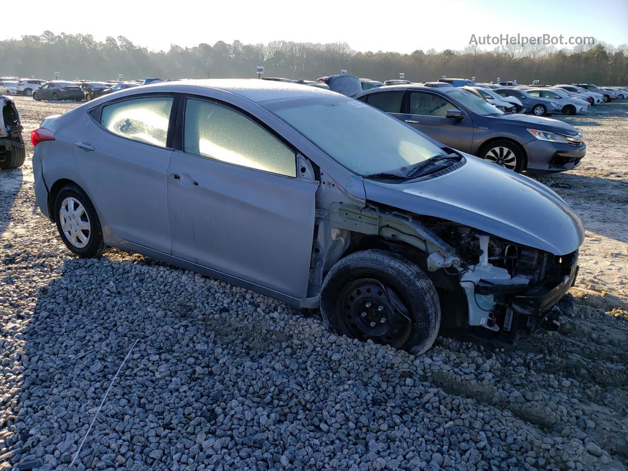 2016 Hyundai Elantra Se Silver vin: 5NPDH4AE8GH734670