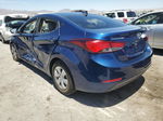 2016 Hyundai Elantra Se Синий vin: 5NPDH4AE8GH743157