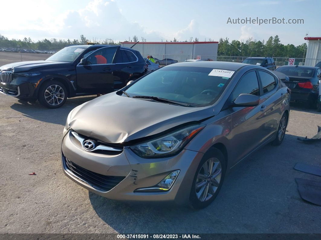 2016 Hyundai Elantra Se Champagne vin: 5NPDH4AE8GH754577