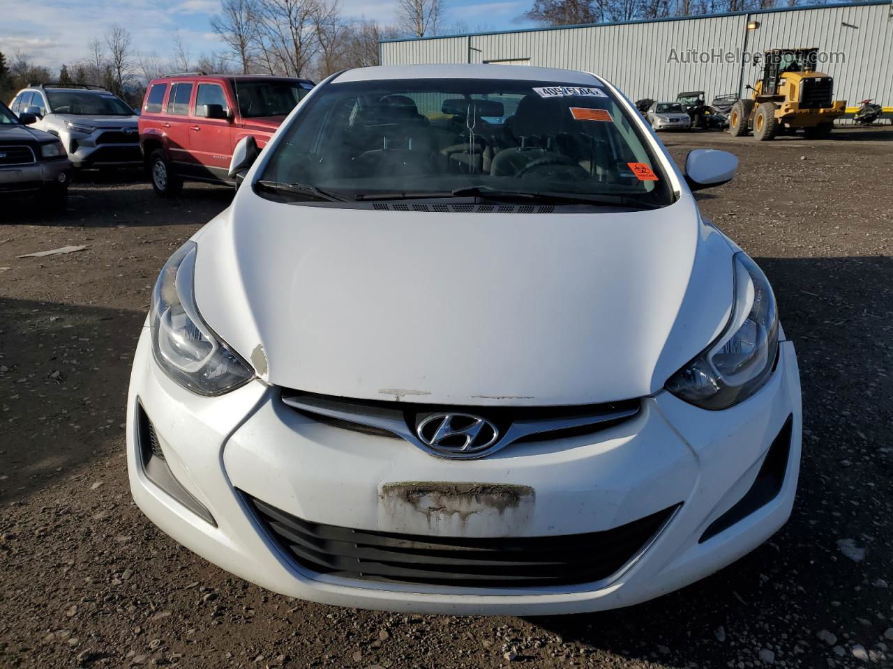 2016 Hyundai Elantra Se White vin: 5NPDH4AE8GH767135