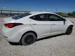 2016 Hyundai Elantra Se White vin: 5NPDH4AE8GH779544