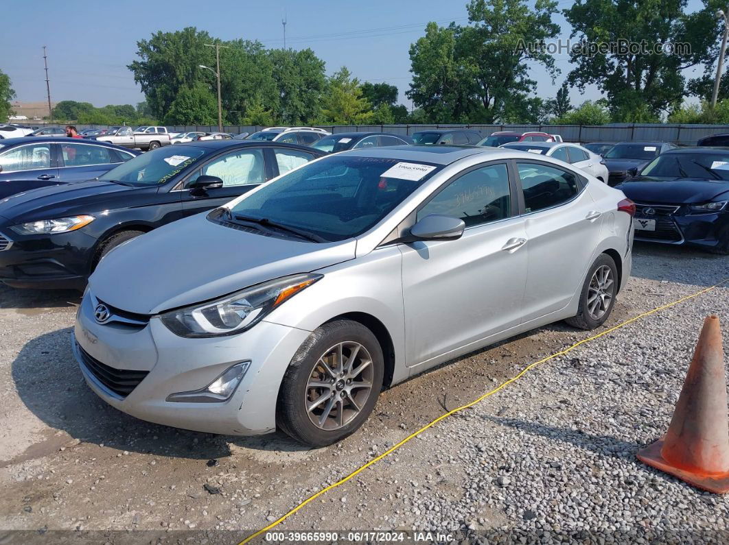 2016 Hyundai Elantra Value Edition Silver vin: 5NPDH4AE8GH786221