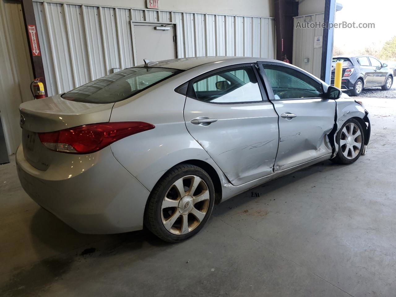 2011 Hyundai Elantra Gls Silver vin: 5NPDH4AE9BH012889