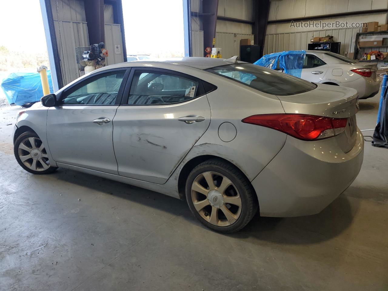 2011 Hyundai Elantra Gls Серебряный vin: 5NPDH4AE9BH012889