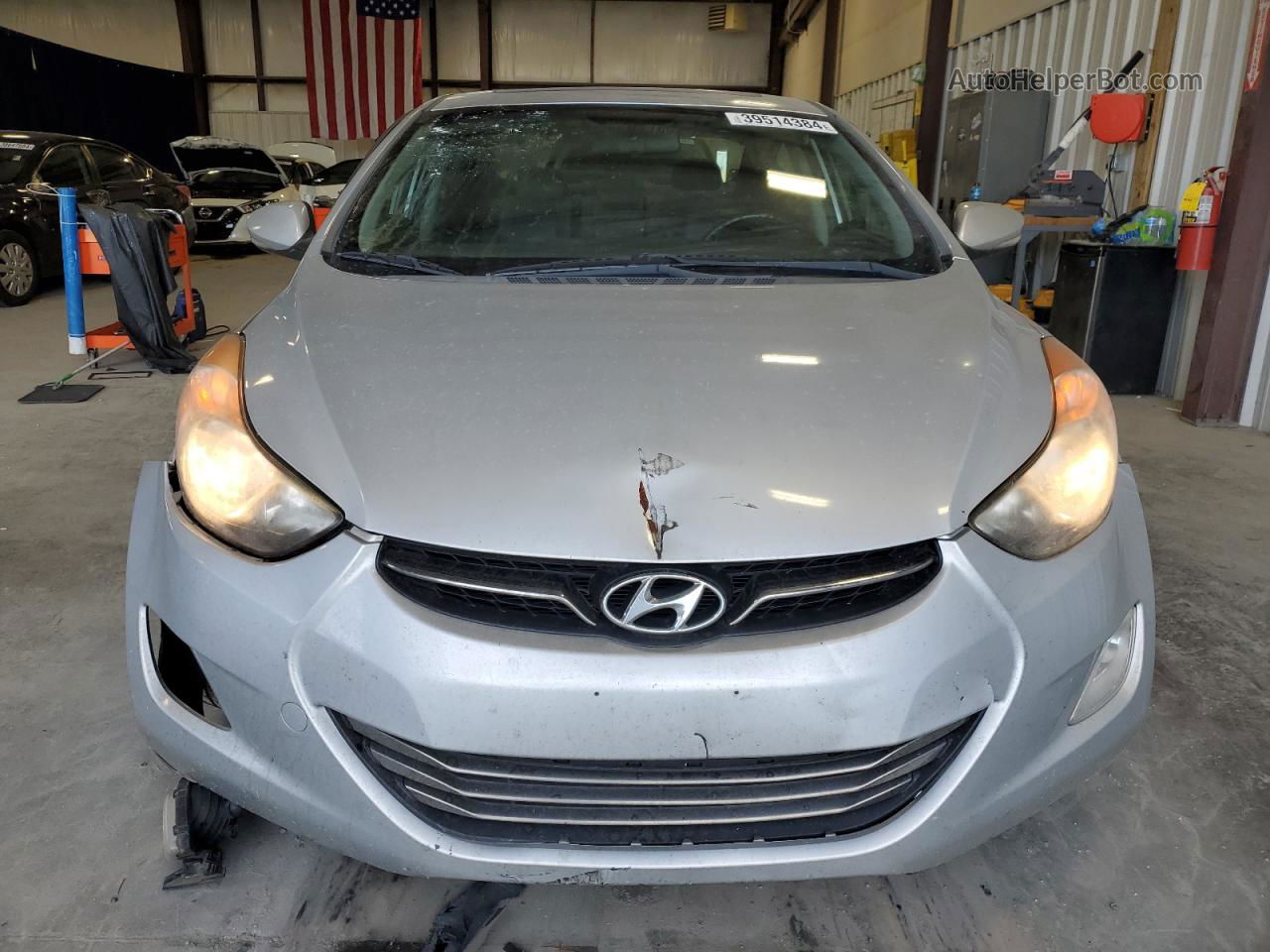 2011 Hyundai Elantra Gls Silver vin: 5NPDH4AE9BH012889