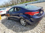 2011 Hyundai Elantra Gls Blue vin: 5NPDH4AE9BH014626