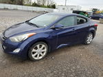 2011 Hyundai Elantra Gls Blue vin: 5NPDH4AE9BH014626