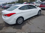 2011 Hyundai Elantra Gls White vin: 5NPDH4AE9BH032964