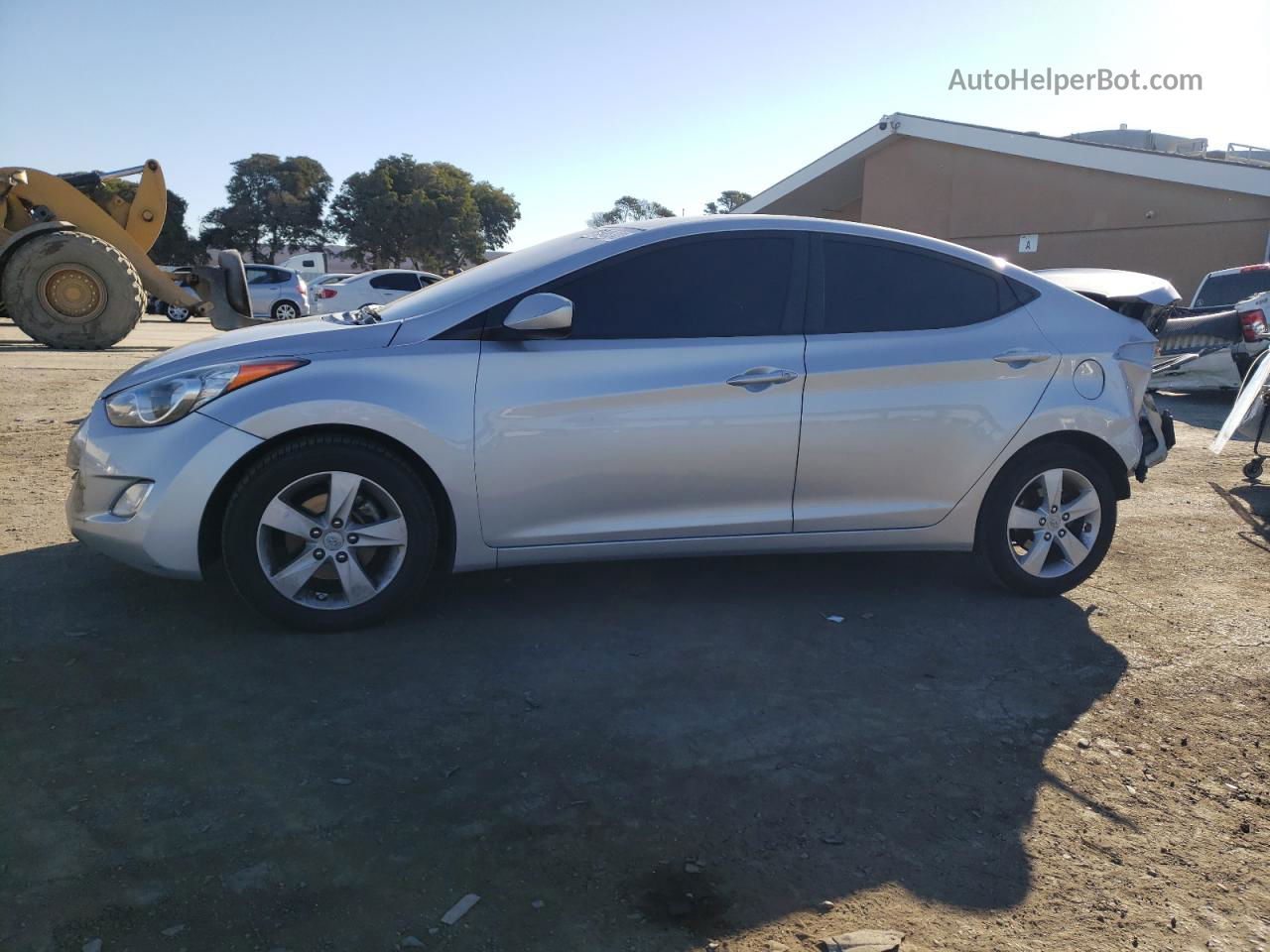 2011 Hyundai Elantra Gls Silver vin: 5NPDH4AE9BH036285