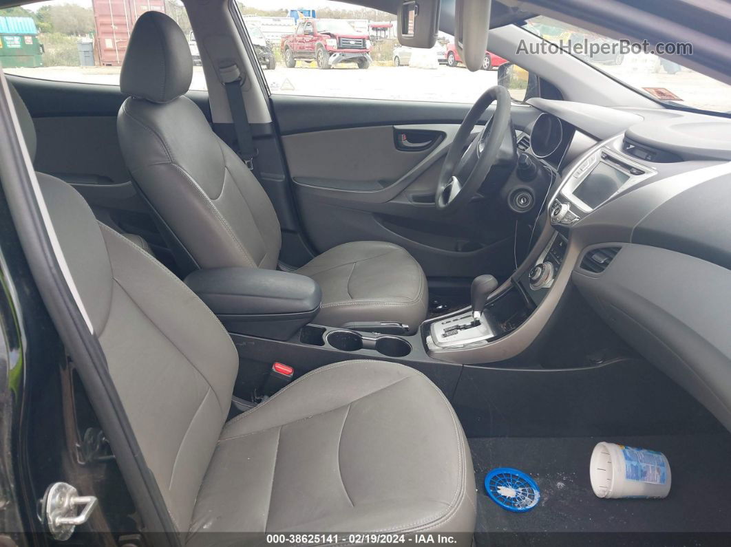 2011 Hyundai Elantra Gls Черный vin: 5NPDH4AE9BH040448