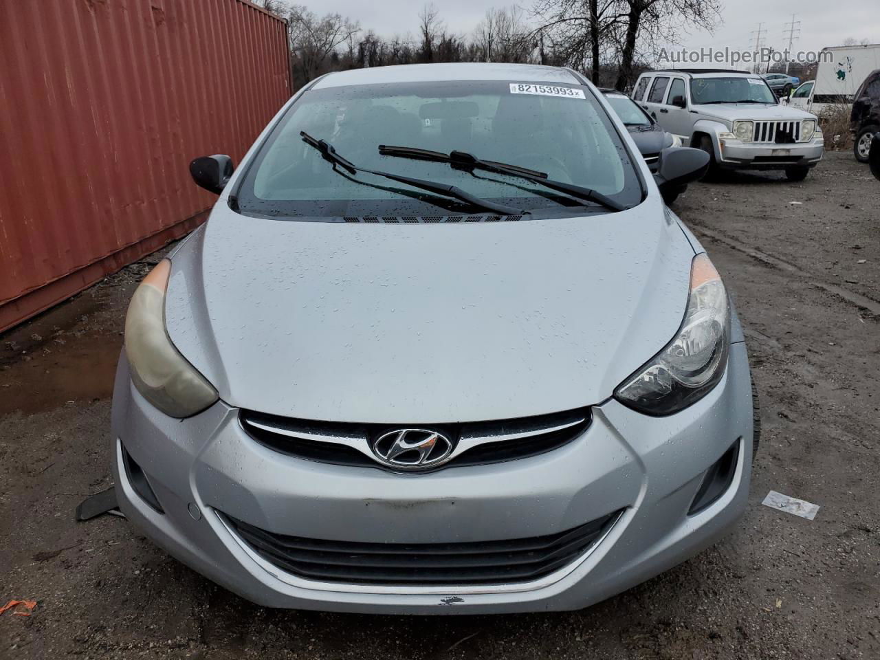 2011 Hyundai Elantra Gls Silver vin: 5NPDH4AE9BH042846