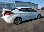 2011 Hyundai Elantra Gls White vin: 5NPDH4AE9BH052552