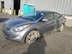 2011 Hyundai Elantra Gls Gray vin: 5NPDH4AE9BH075054