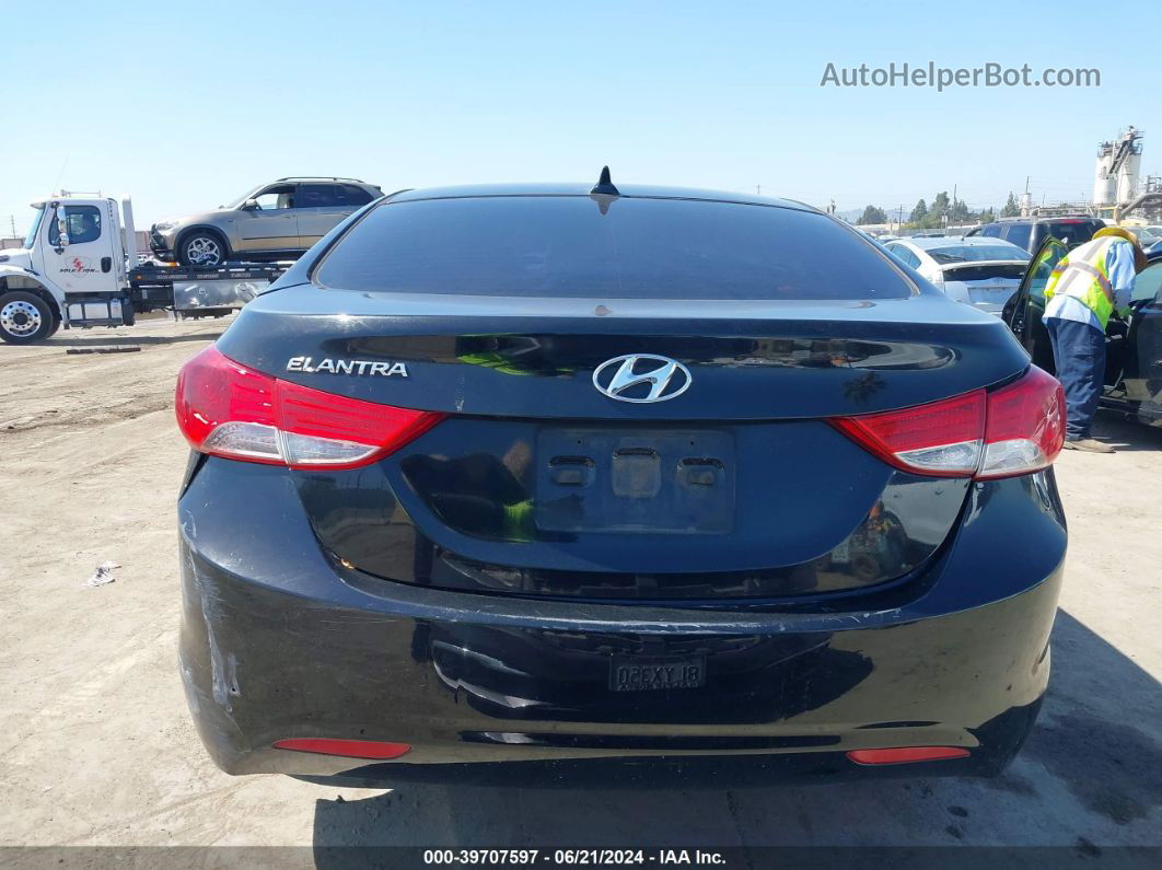 2012 Hyundai Elantra Gls Черный vin: 5NPDH4AE9CH067229