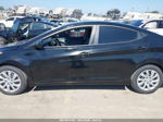 2012 Hyundai Elantra Gls Black vin: 5NPDH4AE9CH067229