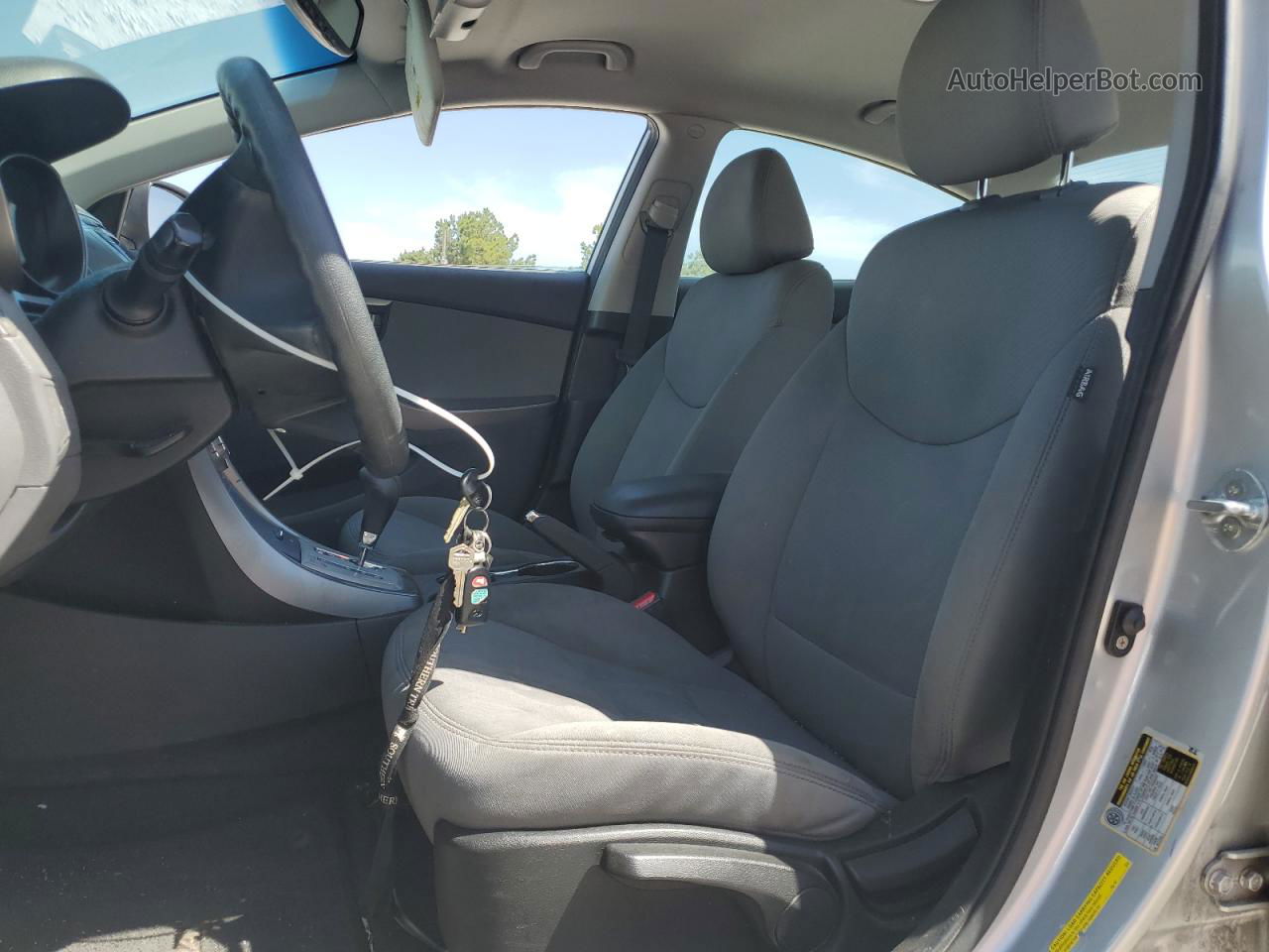 2012 Hyundai Elantra Gls Серебряный vin: 5NPDH4AE9CH091689