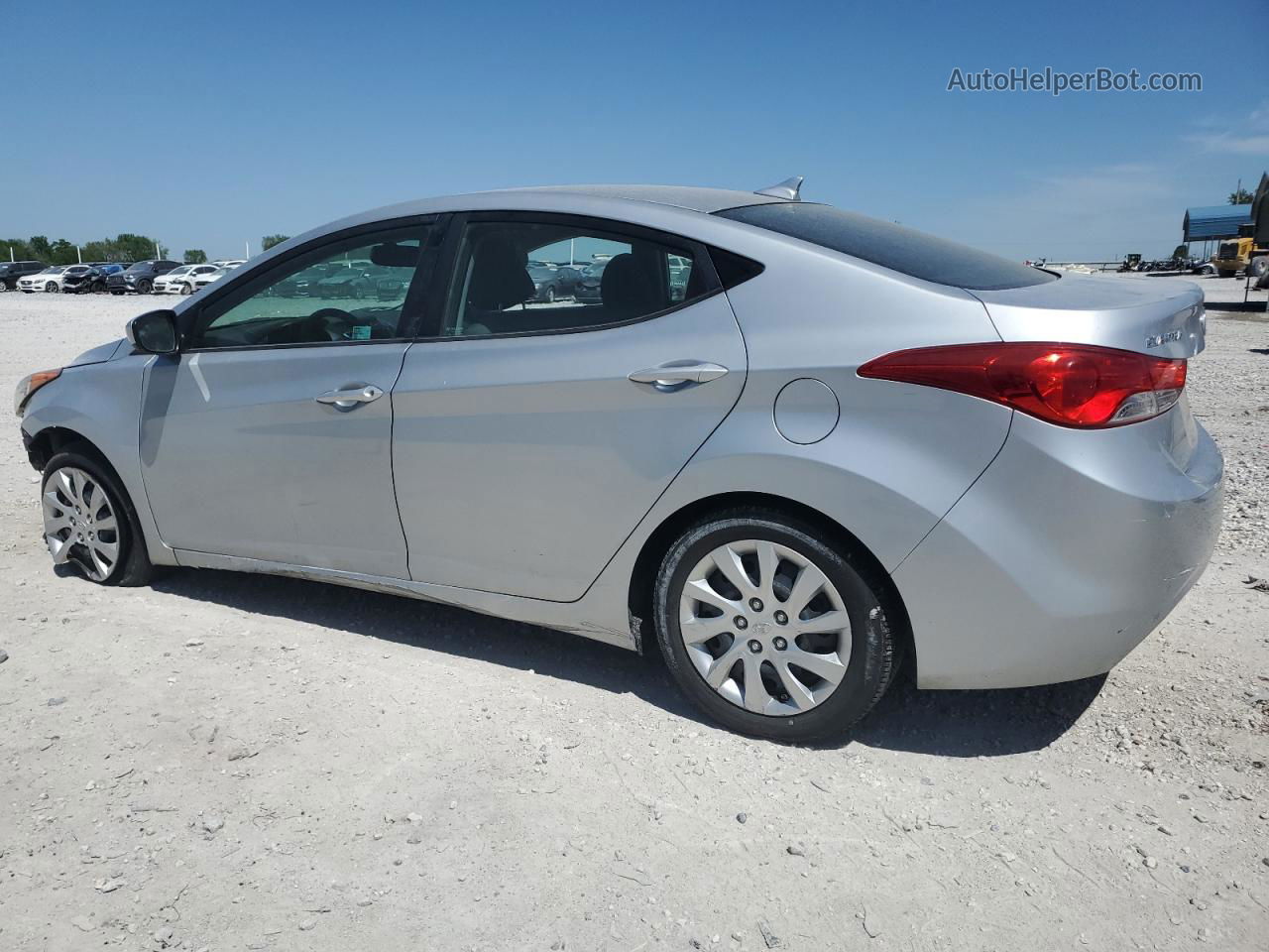 2012 Hyundai Elantra Gls Серебряный vin: 5NPDH4AE9CH091689