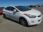 2012 Hyundai Elantra Gls White vin: 5NPDH4AE9CH139854