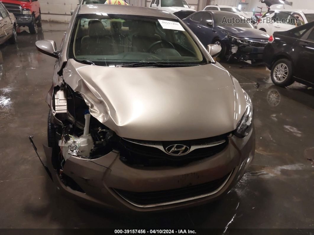 2012 Hyundai Elantra Gls Бежевый vin: 5NPDH4AE9CH143113