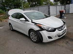 2013 Hyundai Elantra Gls White vin: 5NPDH4AE9DH168093