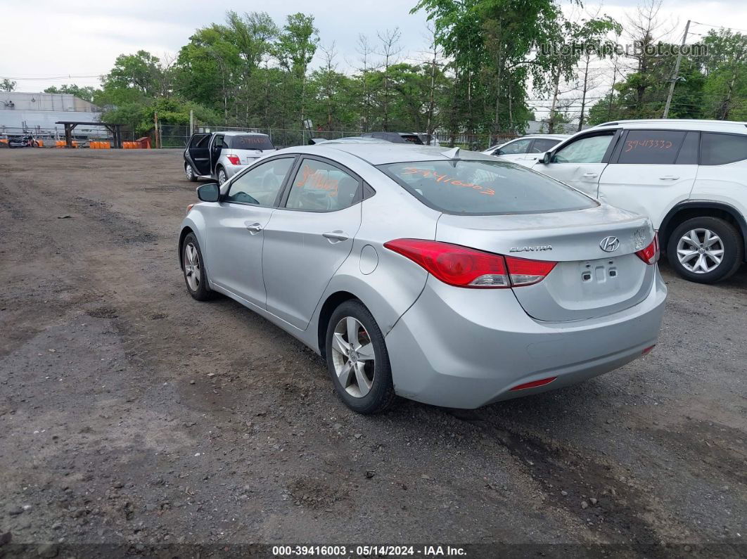 2013 Hyundai Elantra Gls Silver vin: 5NPDH4AE9DH172192