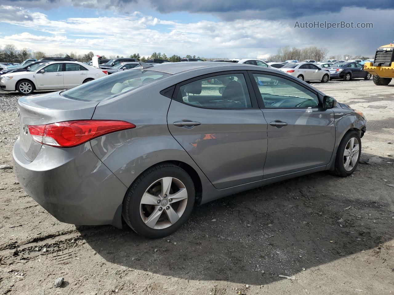 2013 Hyundai Elantra Gls Серый vin: 5NPDH4AE9DH178395