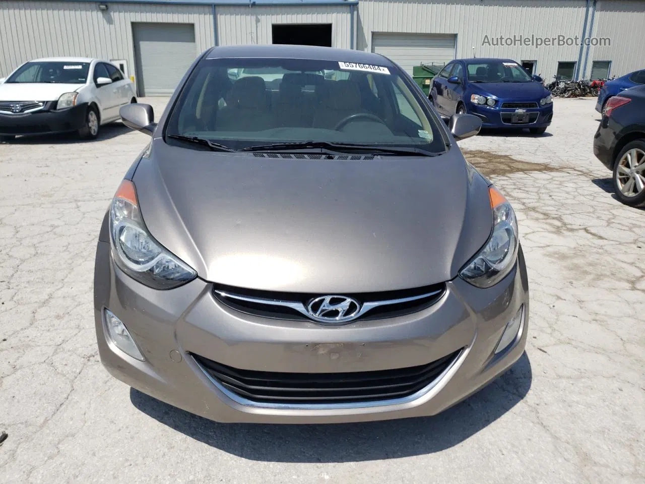 2013 Hyundai Elantra Gls Tan vin: 5NPDH4AE9DH190918