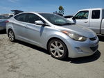 2013 Hyundai Elantra Gls Silver vin: 5NPDH4AE9DH215574